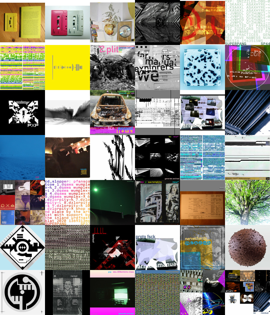 All album covers tiled